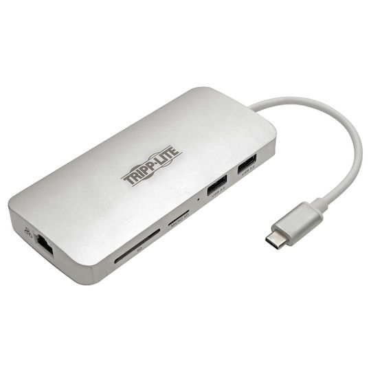 Eaton USB-C Docking Station with HDMI 4K PD Ethernet Gray (U442-DOCK11-S)