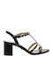 Leather Sandals Black