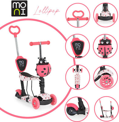 Moni Kids Scooter 3-Wheel Red