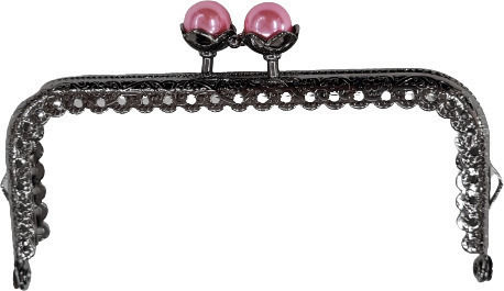 Accesoriu Metalic pentru Geantă Tricotată Negru