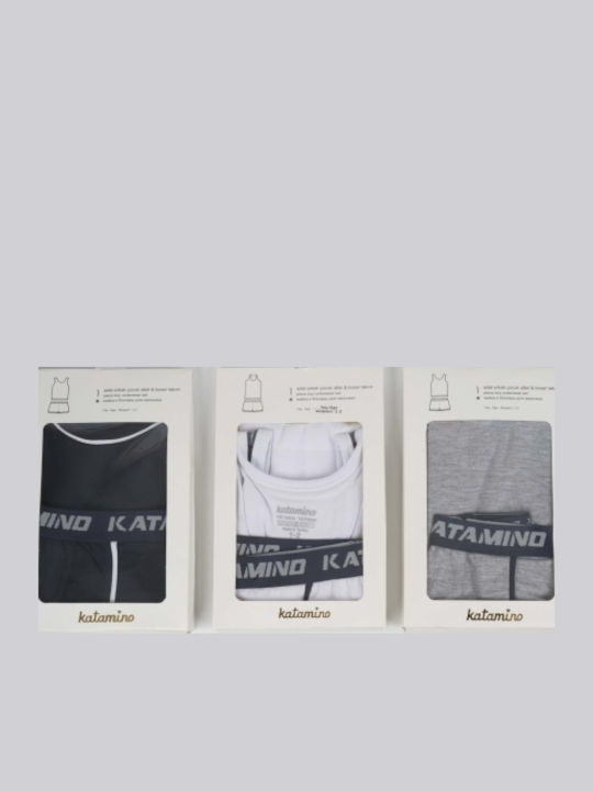 Katamino Set of Kids' Boxers Black 2pcs