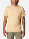 Columbia Rapid Ridge Back Herren T-Shirt Kurzarm beige