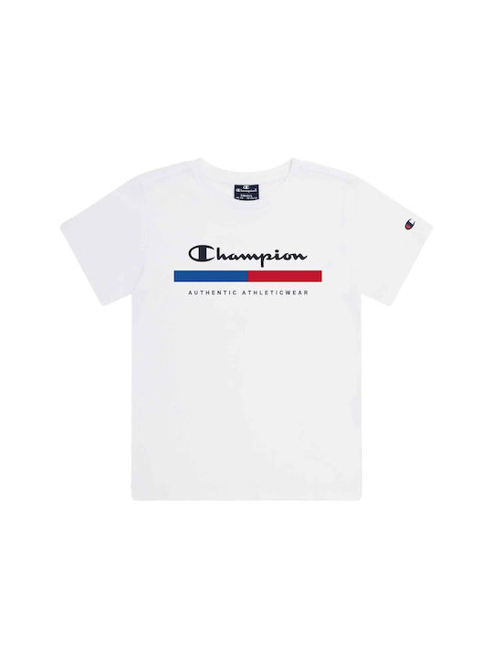 Champion Kids T-shirt White Crewneck