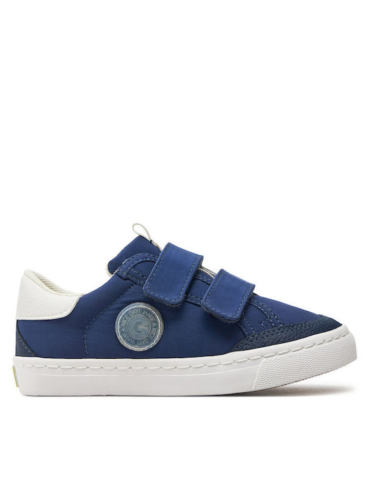 Kinder Sneakers mit Klettverschluss Marineblau