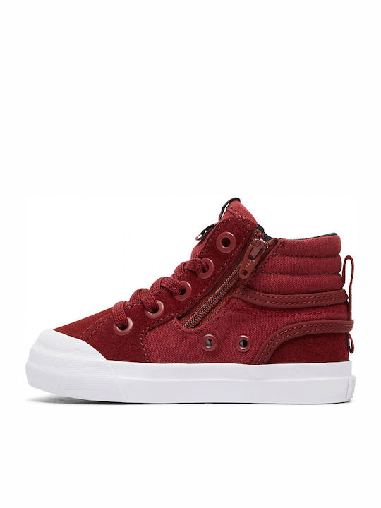 DC Kids Sneakers Burgundy