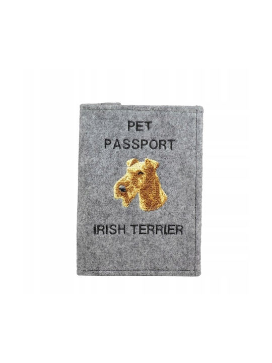 Irish Terrier Embroidered Copertă pentru pașaport