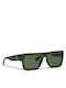 Calvin Klein Men's Sunglasses with Green Plastic Frame and Green Lens CKJ23642S 306