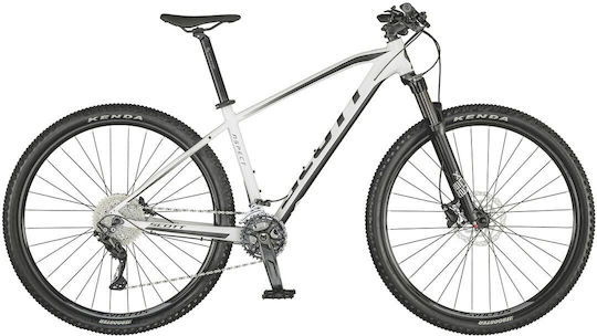 Scott Aspect 930 29 White Mountain Bike with 20 Speeds and Hydraulic Disc Brakes