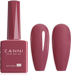 Canni Ημιμόνιμο Βερνίκι Νυχιών Red Bean 9005 9ml