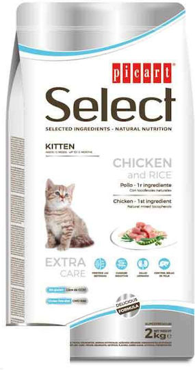Select Dry Food for Young Cats with Chicken / Rice 2kg