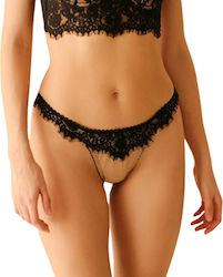 Chicret Γυναικείο Sexy String με Δαντέλα