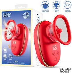 Engily Ross Αναρροφητής με Δόνηση Κόκκινος Engily Ross Αναρροφητής με Δόνηση Κόκκινος