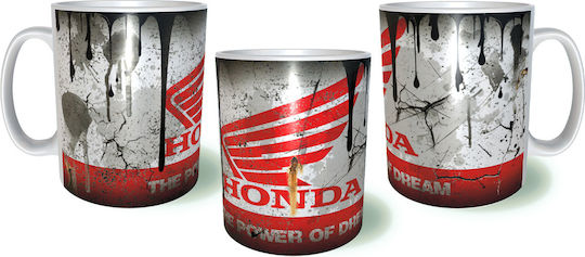 Rock Deal Honda Keramik Tasse Grau 325ml
