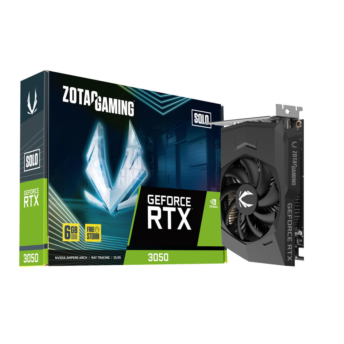 Zotac GeForce RTX 3050 6GB GDDR6 Solo Κάρτα Γραφικών