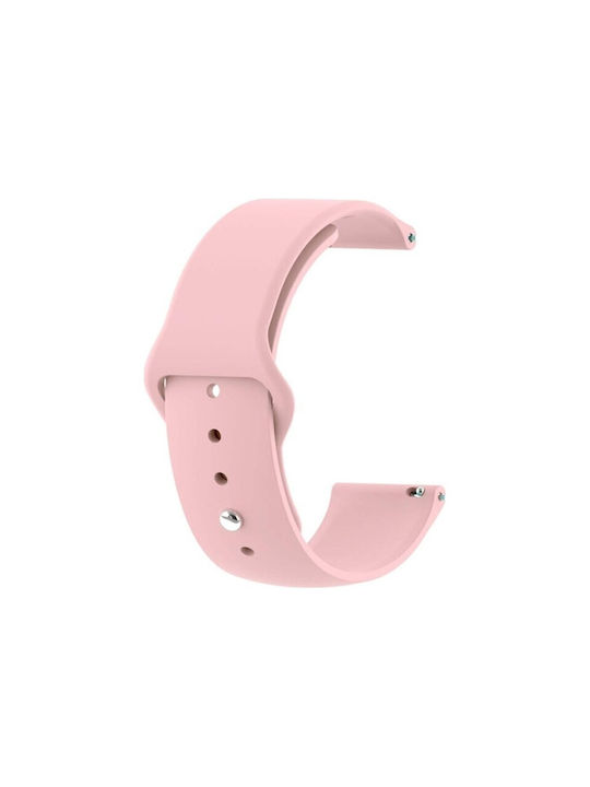 Λουράκι Σιλικόνης Ροζ (Samsung Galaxy Watch Active )
