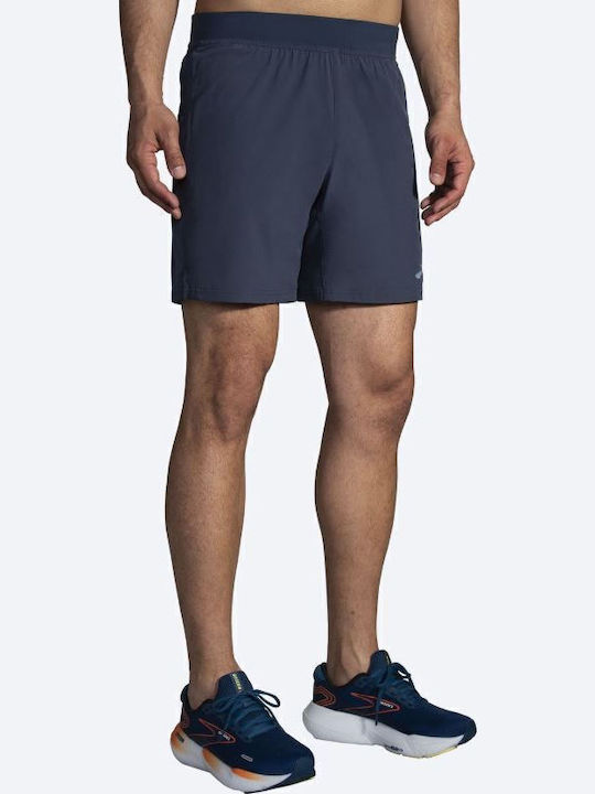 Brooks Sherpa 2 в 1 Спортен Мъжки Бермуда Тъмносин