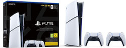 Sony PlayStation 5 Slim Digital 1TB with Second DualSense (Official Bundle)