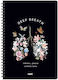 Next Trends Deep Breath Ruled Spiral Notebook A...