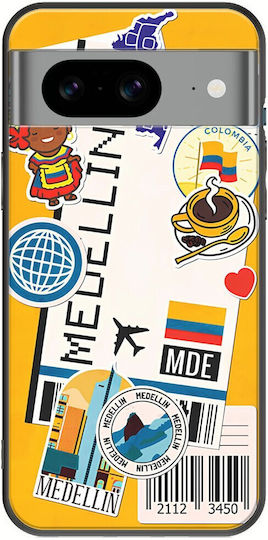 Ticket To Medellin Задна Корица От Силикон Многоцветен Google Pixel 8