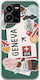 Ticket To Geneva Back Cover Silicone Multicolour (Vivo Y22S / Y35)
