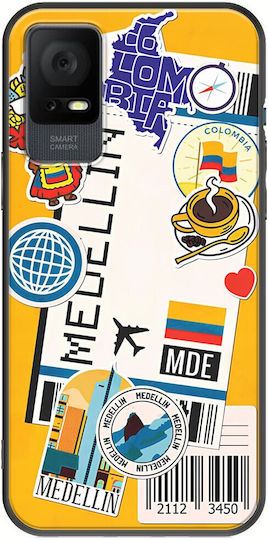 Ticket Back Cover Σιλικόνης Πολύχρωμο (TCL 408)