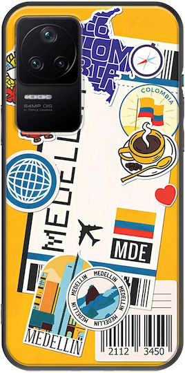 Ticket To Medellin Задна корица Силикон Многоцветен (Poco F4 5G)