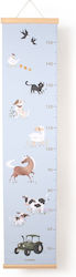 Filibabba Kids Growth Height Chart with Design Animals