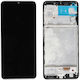 Screen Incell with Touch Mechanism and Frame for Samsung Galaxy A22 4G A225 (Black)