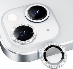 3d Strass Kameraschutz Gehärtetes Glas für das iPhone 15 / 15 Plus 3d Strass Kameraschutz Gehärtetes Glas für das iPhone 15 / 15 Plus