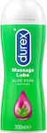 Durex Play Massage 2 in 1 Gel-Schmiermittel Aloe Vera 200ml