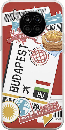 Ticket To Budapest Back Cover Σιλικόνης Πολύχρωμο (Huawei Nova 8i)