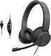 Lamtech On Ear Multimedia Headphone with Microphone USB-A