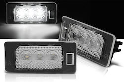 Carro License Plate Lights Led 12V for BMW E90 / Series 3 / E91 / E92 / E39 / E60 / F10 / X3 / X5 / X6 Mini Cabrio 2pcs