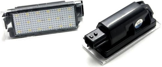 Carro Kennzeichenbeleuchtungen LED für Renault Megane / Clio / Laguna / Twingo / Haupt- 2Stück
