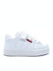 Avenue Mini Kids Sneakers with Scratch White
