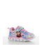 Modum Kinder-Sneaker mit Klettverschluss & Lichtern Hellblau