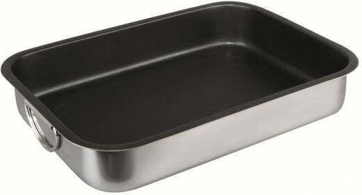 Ibili Stainless Steel Baking Pan with Non-Stick Interior Coating 35x26cm