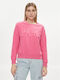 Women's Summer Cotton Long Sleeve Top Pink