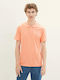 Tom Tailor Men's Short Sleeve Blouse Polo CLEAR CORAL 1041184-21237