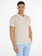 Tommy Hilfiger Herren Kurzarmshirt Polo Beige