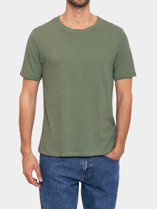 3Guys T-shirt Bărbătesc cu Mânecă Scurtă Verde