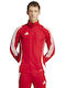 Adidas Tiro 24 Ανδρική Αθλητική Μπλούζα Μακρυμάνικη με Φερμουάρ Κόκκινη