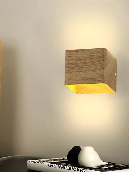 Atman Wandmontierte Außenleuchte Doppelstrahl 10x10x8εκ.