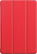 Tab M10 X605 X505 Flip Cover Κόκκινη (Universal 10.1")