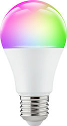 Powertech Smart LED-Lampe 10W für Fassung E27 und Form A60 RGB 400lm