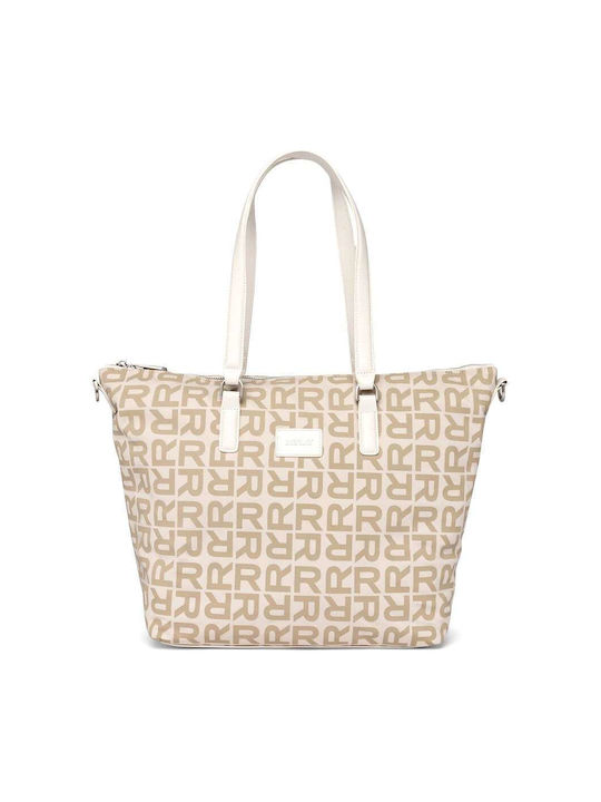 Replay Damen Tasche Schulter Beige