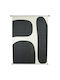 ArteLibre Decorative Tapestry Handmade Black Fabric 136x3x105cm