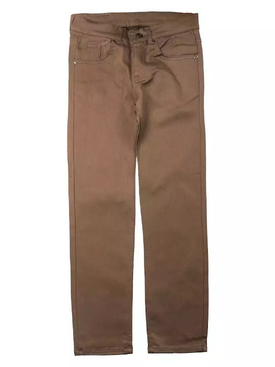 Kids' Fabric Pants Brown