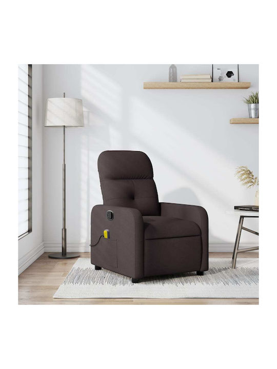 Fotoliu Relax Masaj cu Puf Maro 66x89x96cm