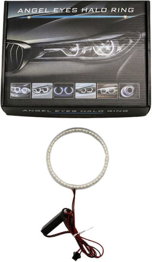 Car Headlight Angel Eyes Rings 12V White Color 1pcs